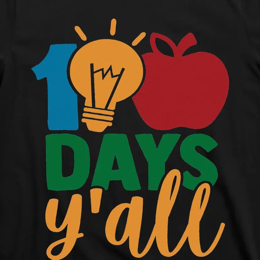 100 DAYS Y’ALL Teacher or Student 100th Day of School T-Shirt