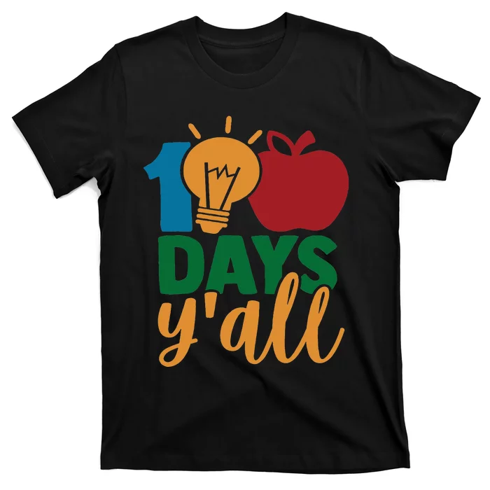 100 DAYS Y’ALL Teacher or Student 100th Day of School T-Shirt