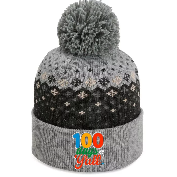 100 Days Yall Funny School The Baniff Cuffed Pom Beanie