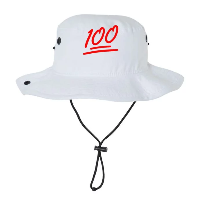 100 Emote Funny 100 Emoticon Art Cool Fun One Hundred Legacy Cool Fit Booney Bucket Hat