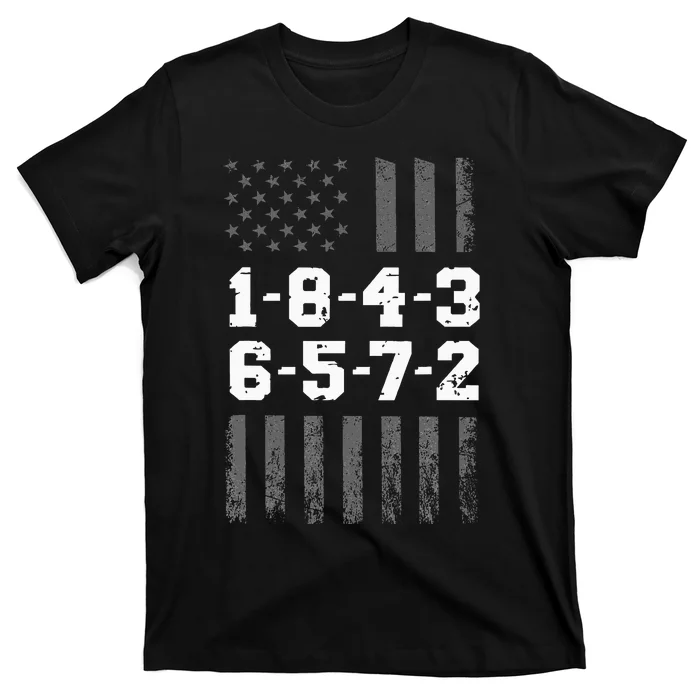 18436572 Engine Firing Order V8 Small Block Mechanic T-Shirt