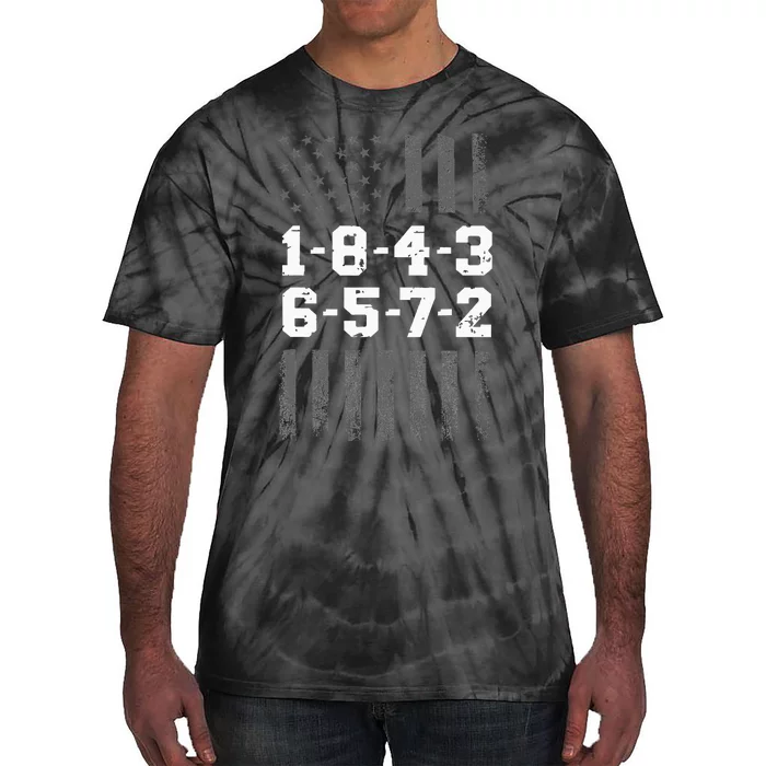 18436572 Engine Firing Order V8 Small Block Mechanic Tie-Dye T-Shirt