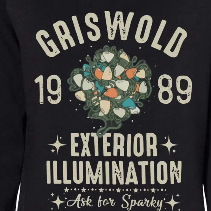 1989 Exterior Illumination Funny Christmas Lighting Womens California Wash Sweatshirt