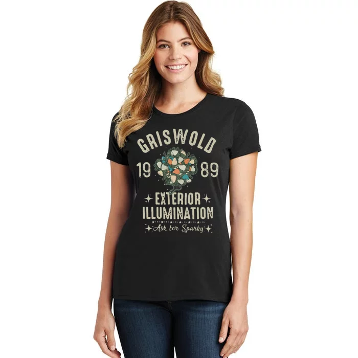 1989 Exterior Illumination Funny Christmas Lighting Women's T-Shirt