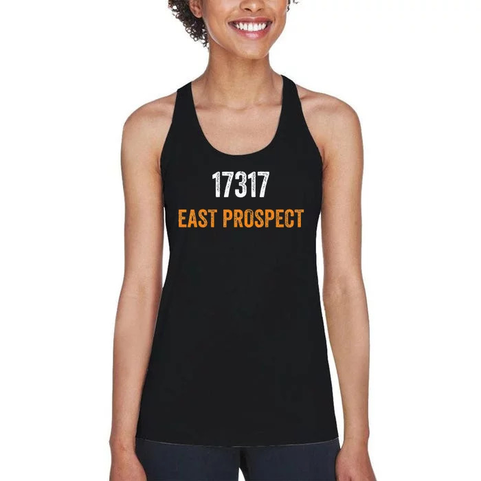 17317 East Prospect Zip Code Moving To 17317 East Prospect Women's Racerback Tank