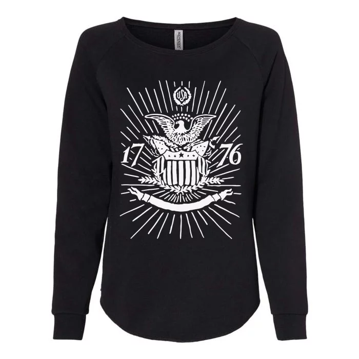 1776 E Pluribus Unum Womens California Wash Sweatshirt