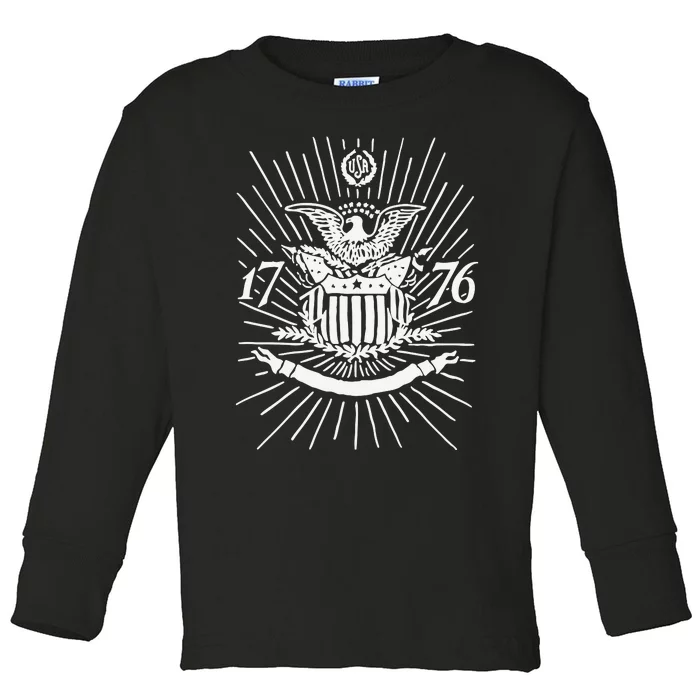 1776 E Pluribus Unum Toddler Long Sleeve Shirt