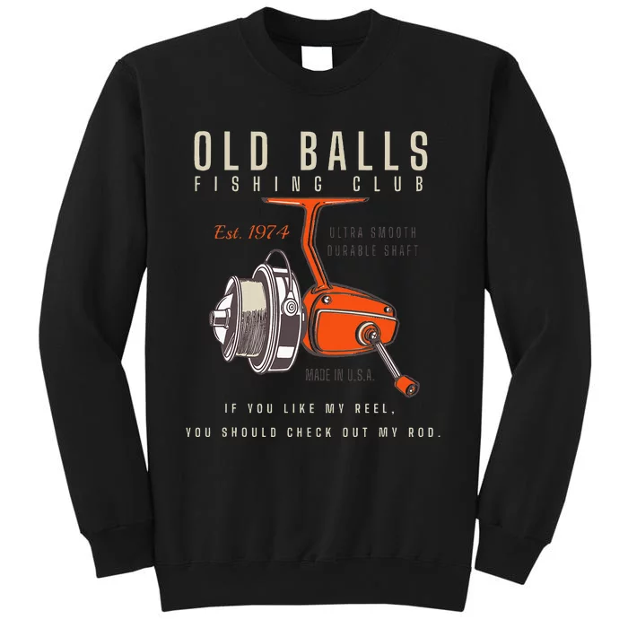 1974 Fishing Birthday Old Fart 50th For Fisherman Tall Sweatshirt