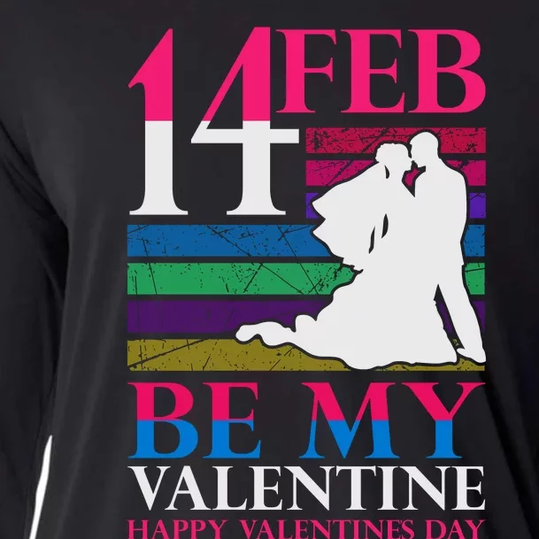 14 Feb Be My Valentine Happy Valentine's Day Cooling Performance Long Sleeve Crew