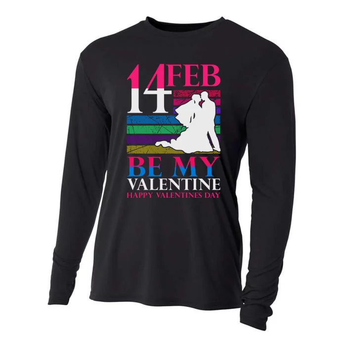 14 Feb Be My Valentine Happy Valentine's Day Cooling Performance Long Sleeve Crew