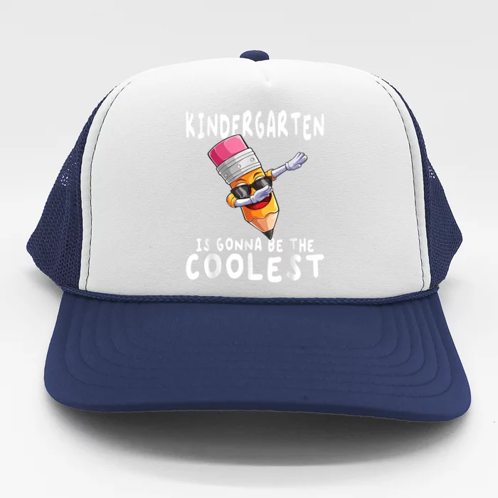 1st First Day Of Kindergarten Coolest Back To School Boy Trucker Hat