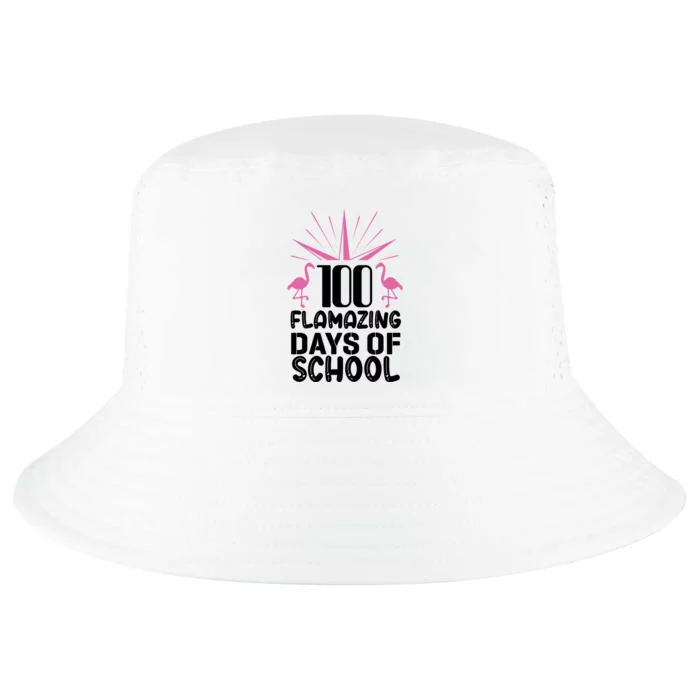 100 Flamazing Days Of School Cool Comfort Performance Bucket Hat