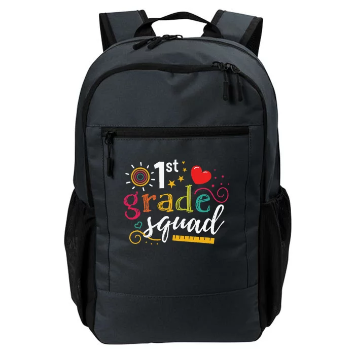 1st First Grade Squad Student Teacher Gift Back To School Daily Commute Backpack