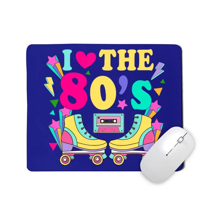 1980s Fashion Heart 80s Theme Party Outfit Nineties Costume Mousepad