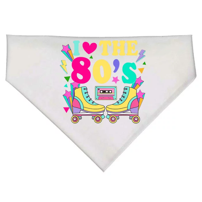 1980s Fashion Heart 80s Theme Party Outfit Nineties Costume USA-Made Doggie Bandana