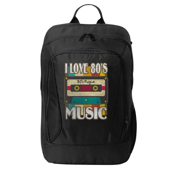 1980's Fasgion I Love 80s Music Meaningful Gift City Backpack