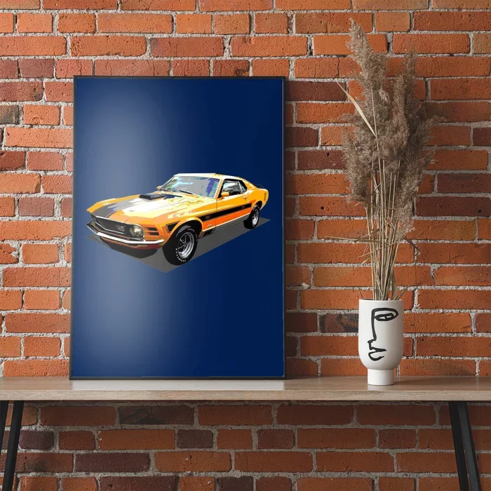 1970 Ford Mustang Mach I, Ideal Birthday Present Or Gift Poster