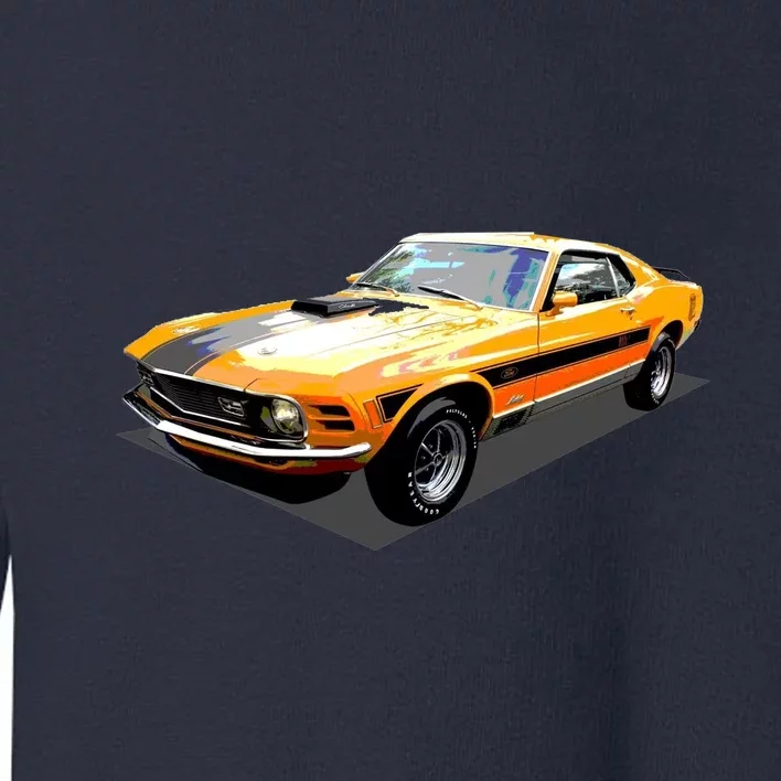 1970 Ford Mustang Mach I, Ideal Birthday Present Or Gift Toddler Sweatshirt