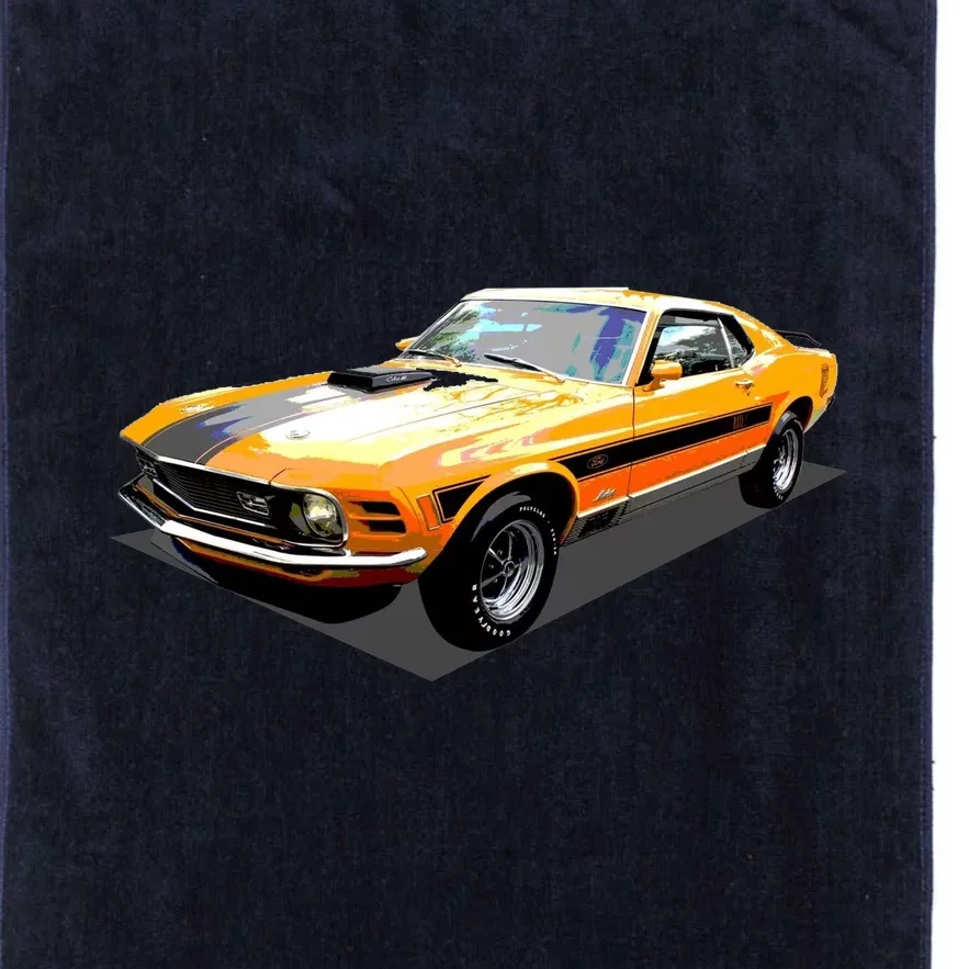 1970 Ford Mustang Mach I, Ideal Birthday Present Or Gift Platinum Collection Golf Towel