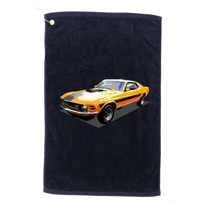 1970 Ford Mustang Mach I, Ideal Birthday Present Or Gift Platinum Collection Golf Towel