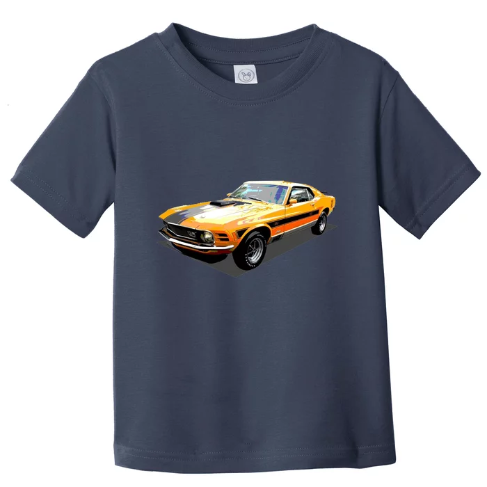 1970 Ford Mustang Mach I, Ideal Birthday Present Or Gift Toddler T-Shirt