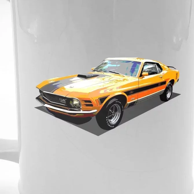 1970 Ford Mustang Mach I, Ideal Birthday Present Or Gift Front & Back Beer Stein