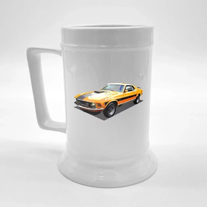 1970 Ford Mustang Mach I, Ideal Birthday Present Or Gift Front & Back Beer Stein