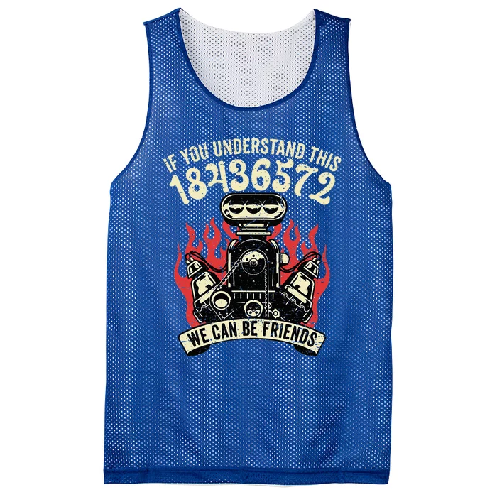 18436572 Firing Order Mesh Reversible Basketball Jersey Tank