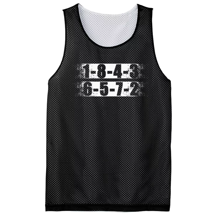 18436572 Firing Order Vintage Mesh Reversible Basketball Jersey Tank