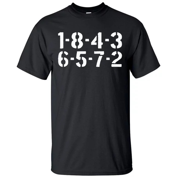 18436572 Firing Order Big Block Engine Car Guy Garage Tall T-Shirt