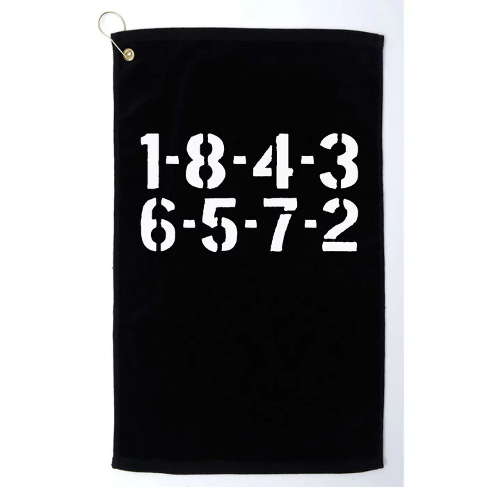 18436572 Firing Order Big Block Engine Car Guy Garage Platinum Collection Golf Towel