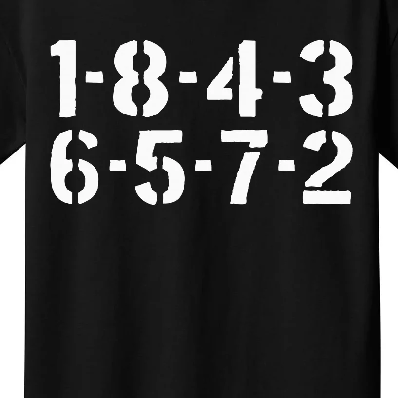 18436572 Firing Order Big Block Engine Car Guy Garage Kids T-Shirt