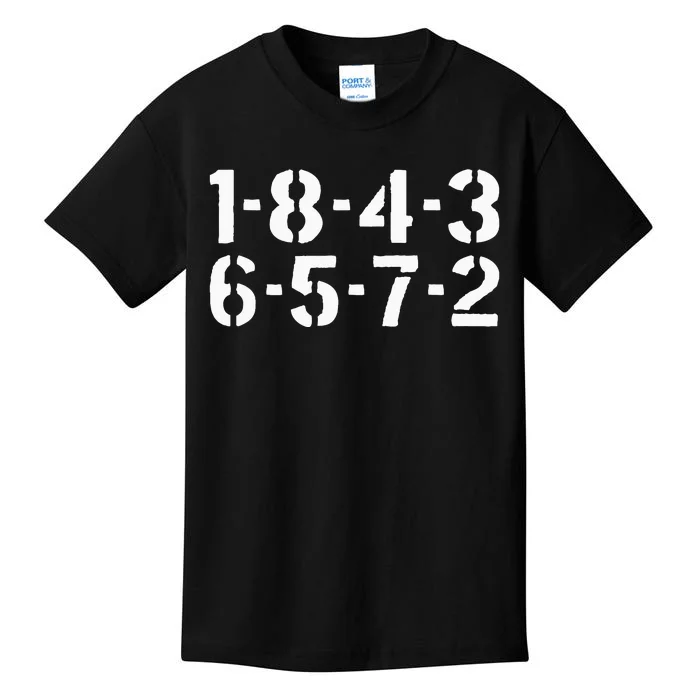 18436572 Firing Order Big Block Engine Car Guy Garage Kids T-Shirt