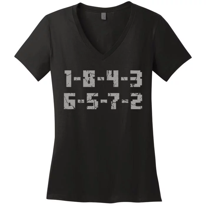 18436572 Firing Order Small Block Engine V8 Big Block Women's V-Neck T-Shirt