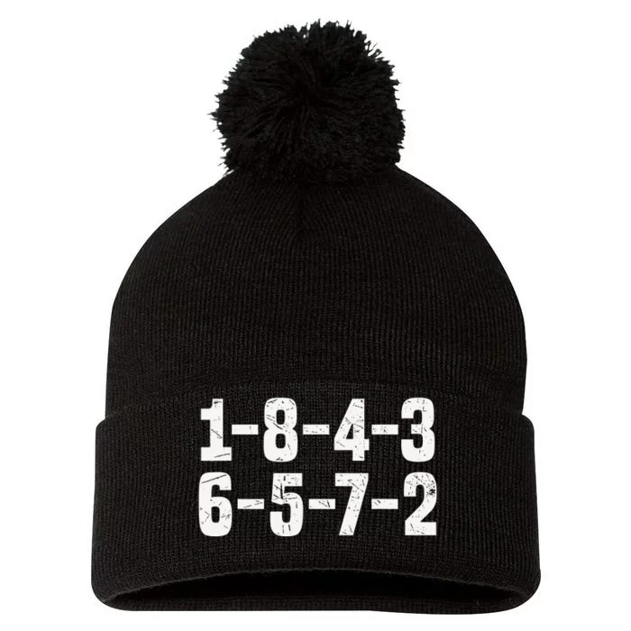 18436572 Firing Order Small Block Engine V8 Big Block Pom Pom 12in Knit Beanie