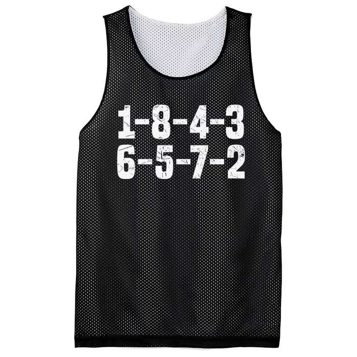 18436572 Firing Order Mesh Reversible Basketball Jersey Tank