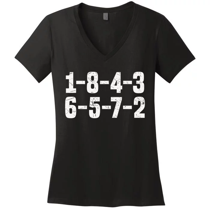 18436572 Firing Order Women's V-Neck T-Shirt