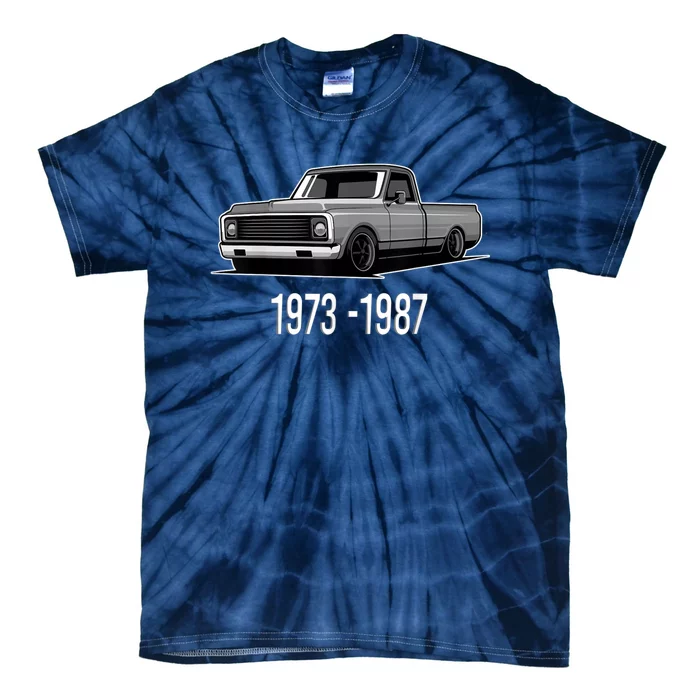 19731987 Funny Squarebody Vintage Tie-Dye T-Shirt