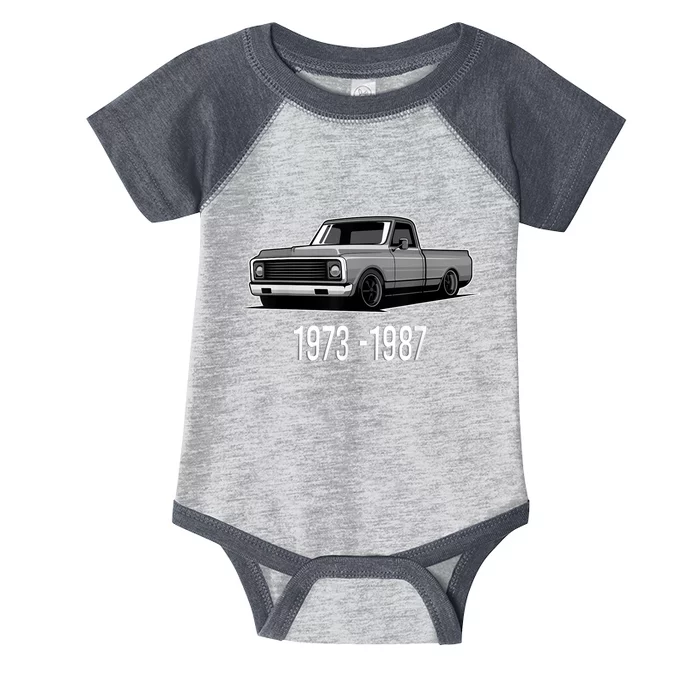 19731987 Funny Squarebody Vintage Infant Baby Jersey Bodysuit