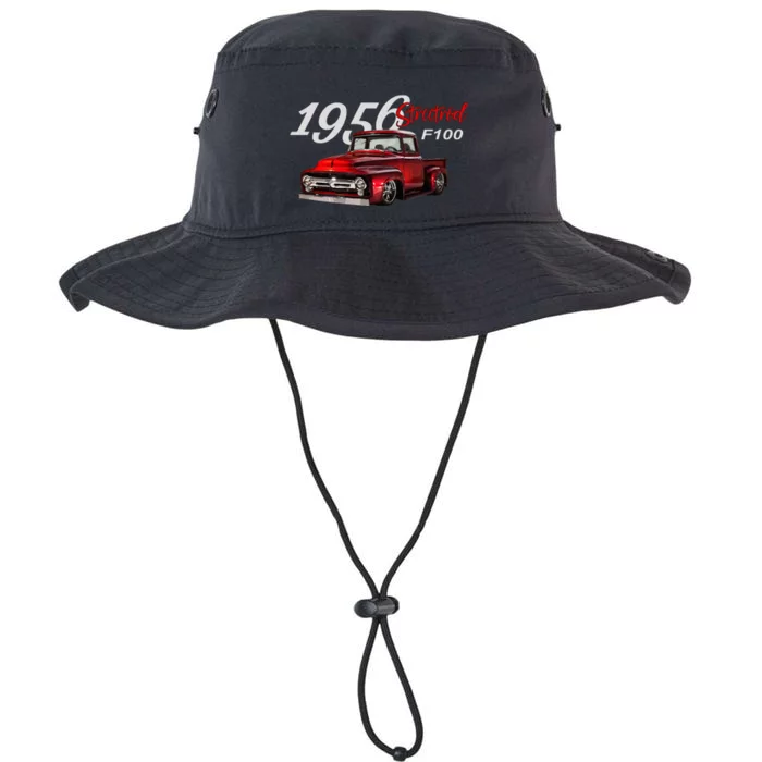 1956 F100 Streetrod Pickup Truck Vintage Pick Up Car Guys Legacy Cool Fit Booney Bucket Hat