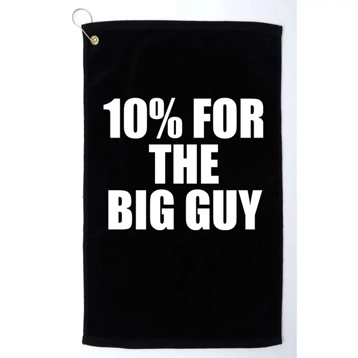 10% For The Big Guy Biden Platinum Collection Golf Towel