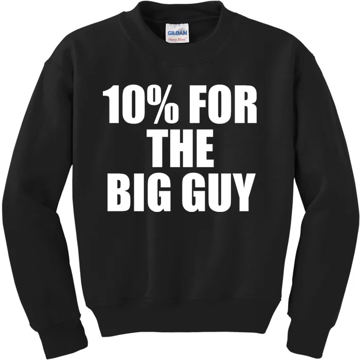 10% For The Big Guy Biden Kids Sweatshirt