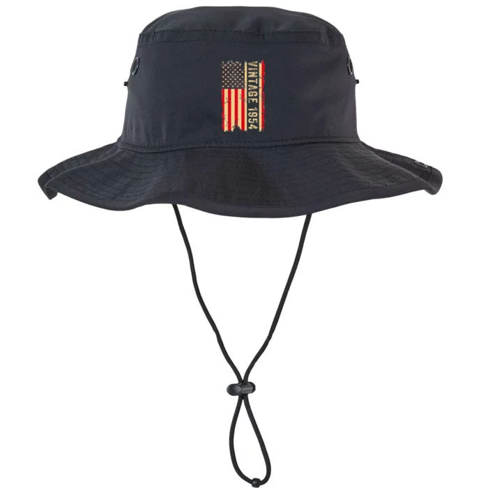 1954 Gifts 70 Years Old American Flag Legacy Cool Fit Booney Bucket Hat