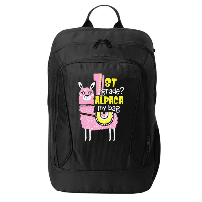 1st grade Alpaca my bag 1st day Loves Alpacas City Backpack