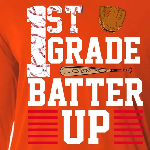 1st Grade Batter Up Cooling Performance Long Sleeve Crew