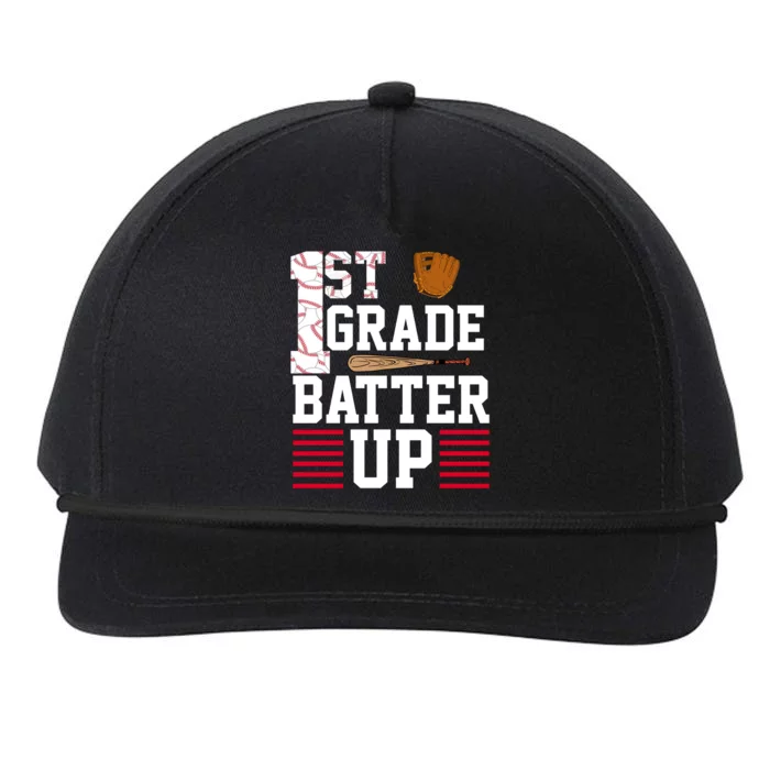 1st Grade Batter Up Snapback Five-Panel Rope Hat