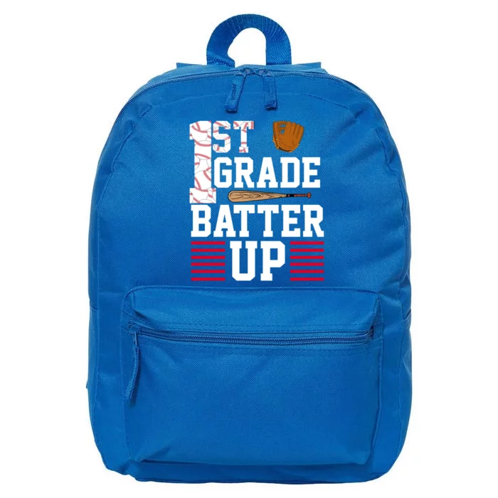 1st Grade Batter Up 16 in Basic Backpack