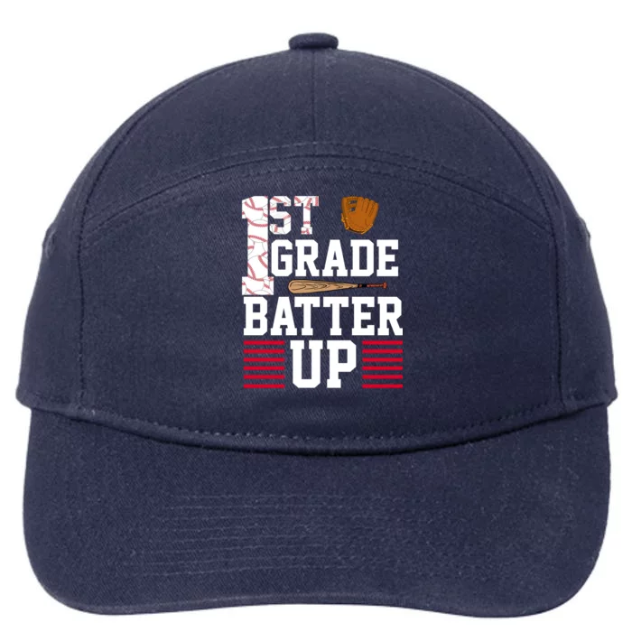 1st Grade Batter Up 7-Panel Snapback Hat