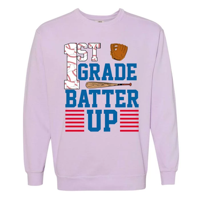 1st Grade Batter Up Garment-Dyed Sweatshirt