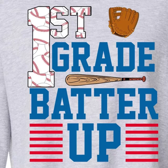 1st Grade Batter Up Cropped Pullover Crew